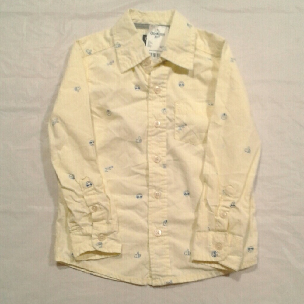 Yellow Oshkosh button up shirt